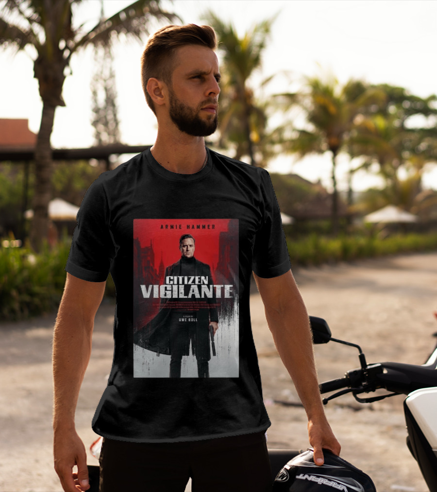 Armie Hammer Citizen Vigilante Film By Uwe Boll T-Shirt