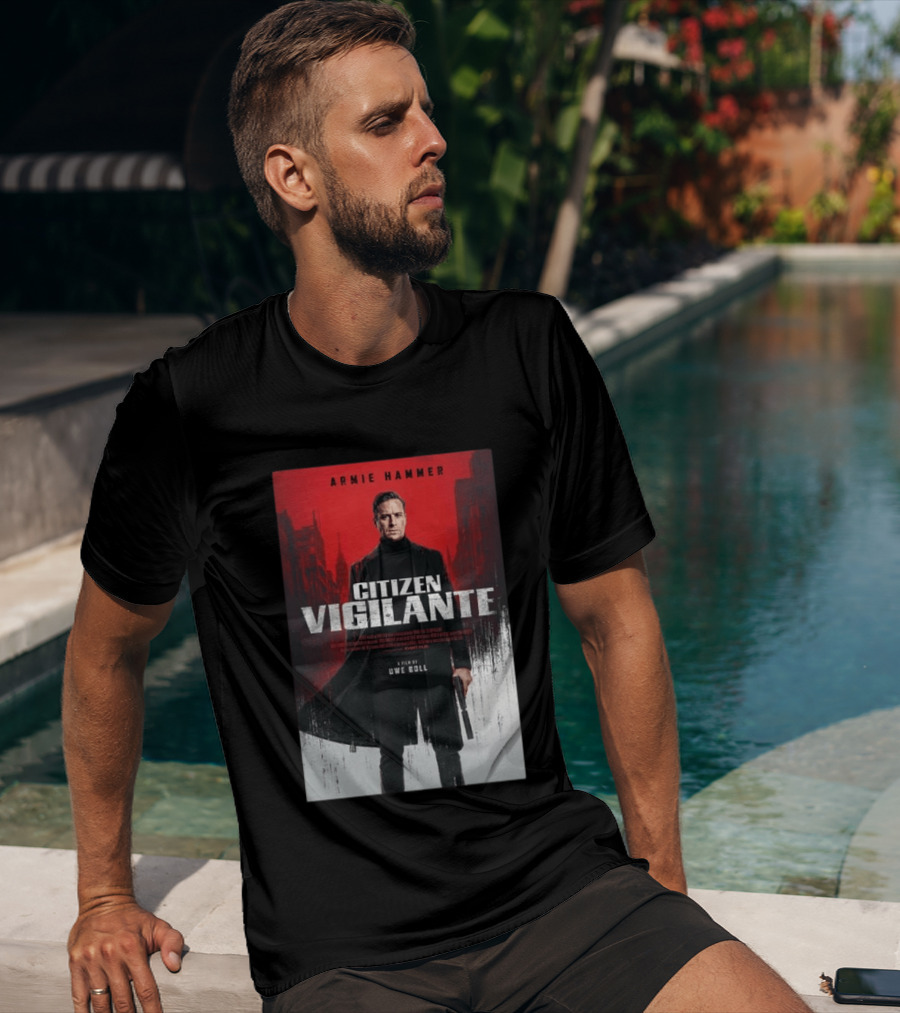 Armie Hammer Citizen Vigilante Film By Uwe Boll T-Shirt
