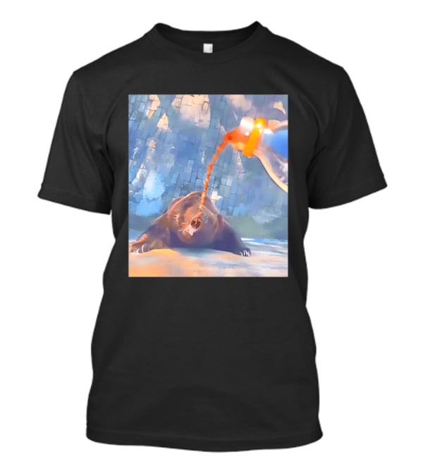 Bear Cola Bottle Wildlife Nature Animal Beverage Refreshment Zoo T-Shirt