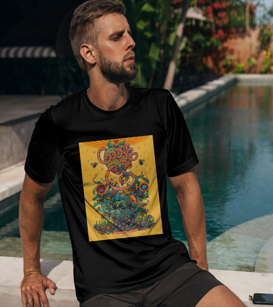 Goose Madison Square Garden New York June 19 And 20 2026 Event Psychedelic Floral T-Shirt