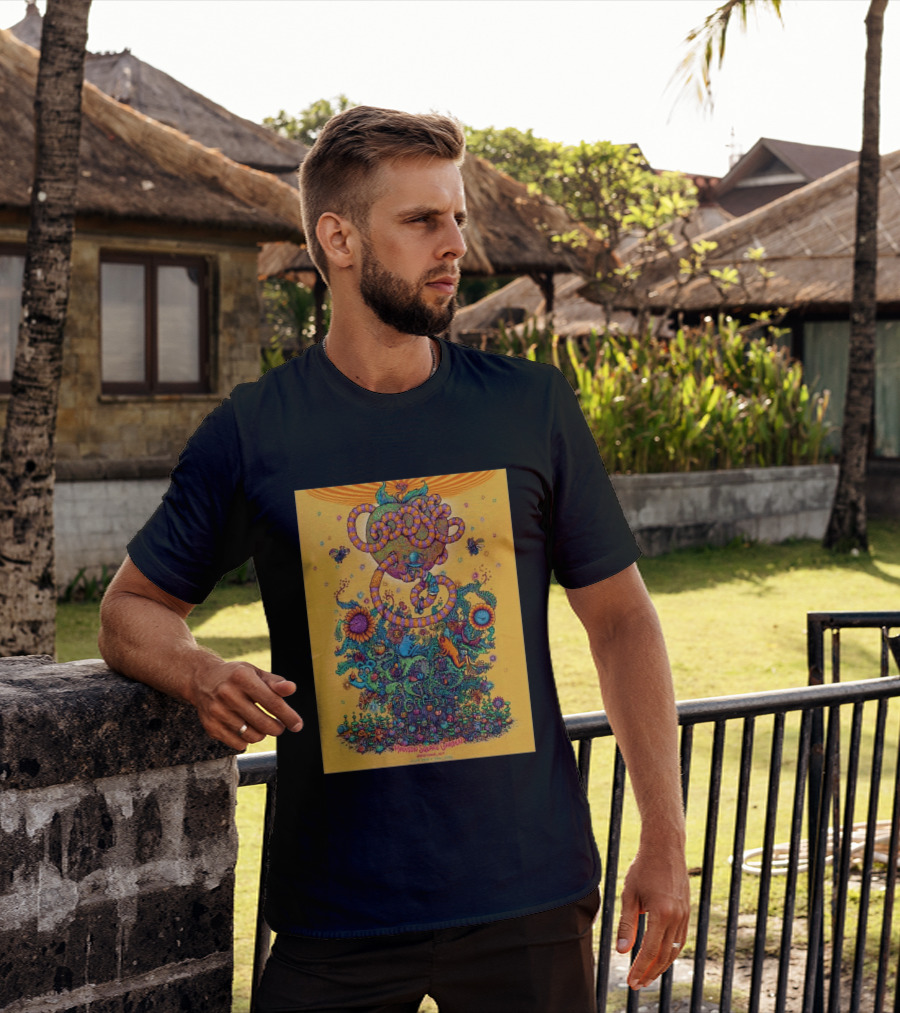 Goose Madison Square Garden New York June 19 And 20 2026 Event Psychedelic Floral T-Shirt