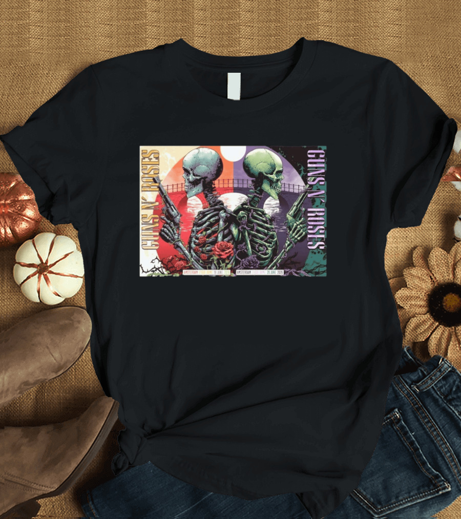 Guns N' Roses Amsterdam Ziggo Dome June 18 And 20 2026 Event T-Shirt