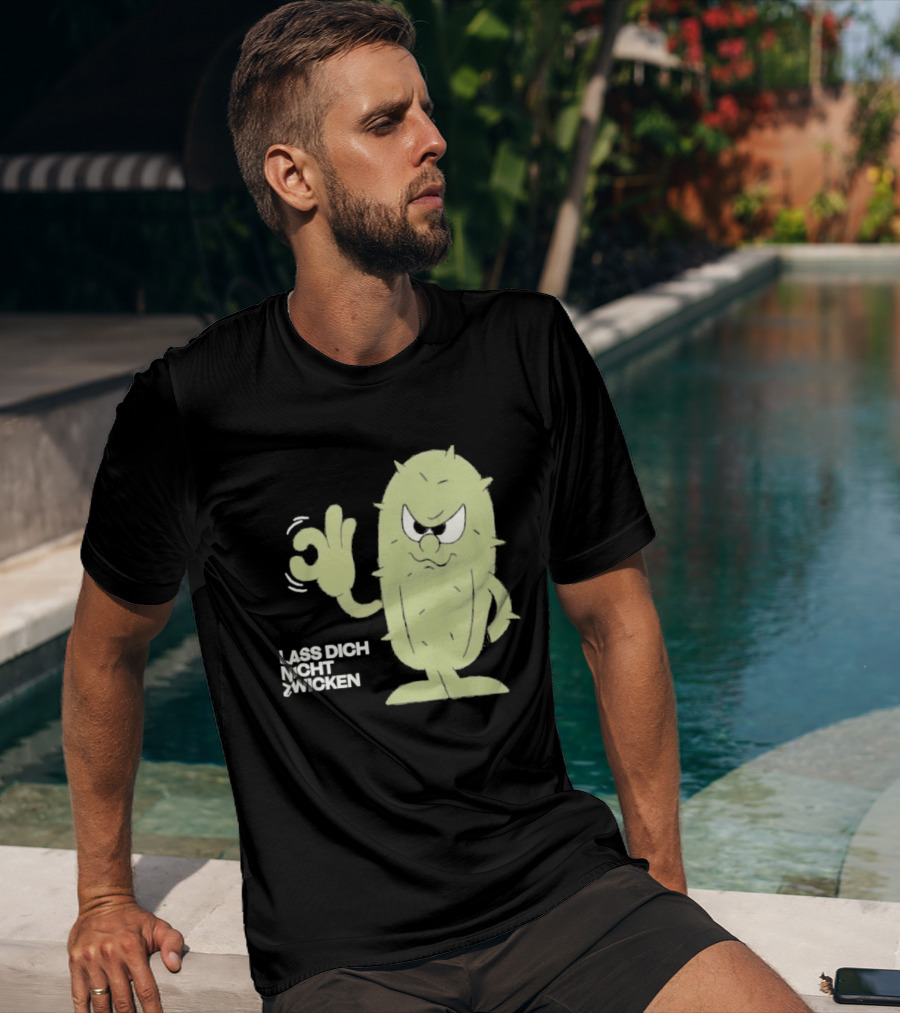 Lustiger Kaktus Lass Dich Nicht Zwicken T-Shirt