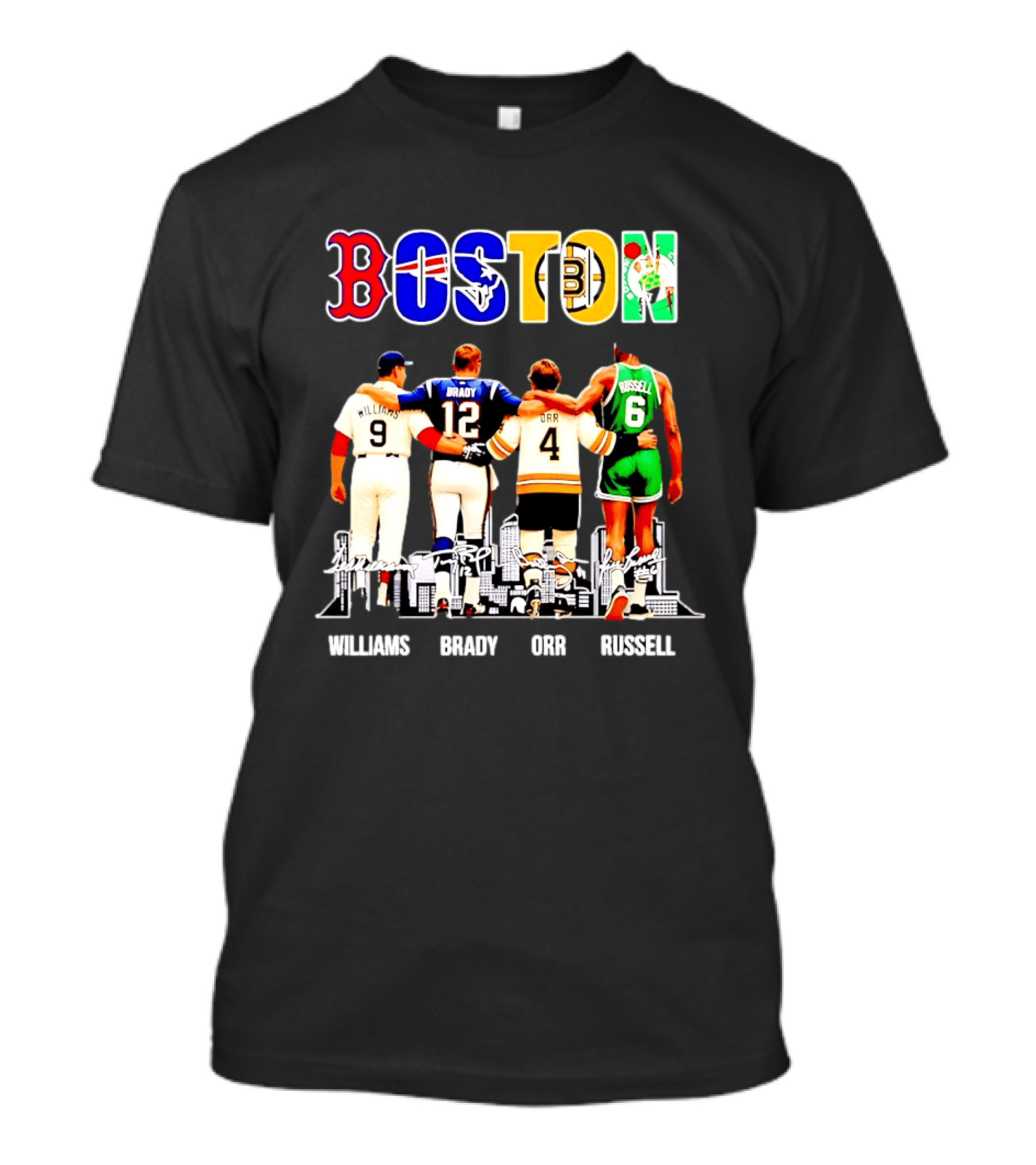 Boston Williams Brady Orr Russell Sports Legends T-Shirt