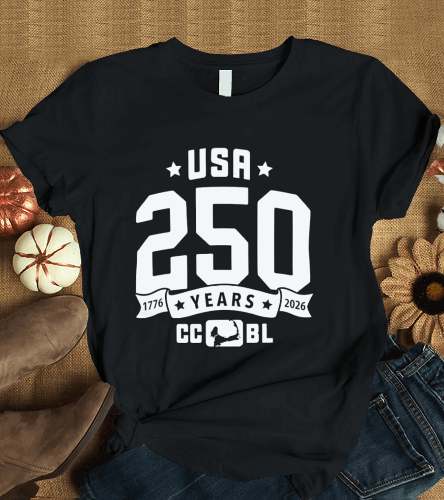 USA 250 Years 1776 2026 CCBL Anniversary T-Shirt