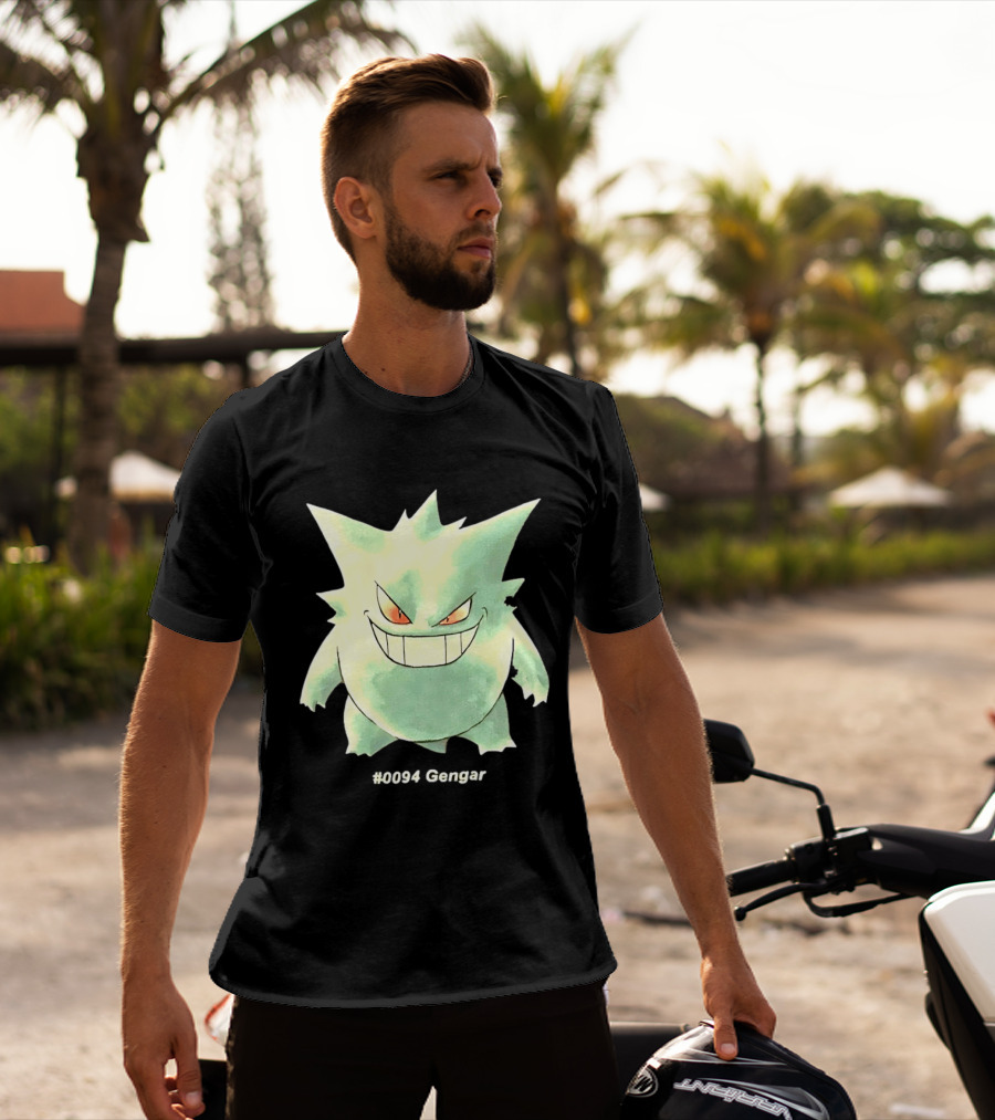 Gengar Pokemon 0094 Shadow Pokemon Ghost Type T-Shirt