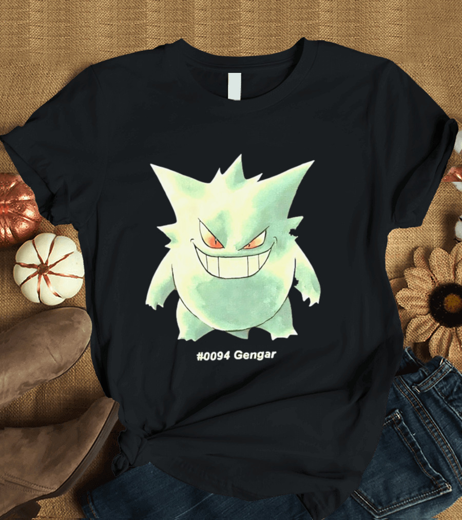 Gengar Pokemon 0094 Shadow Pokemon Ghost Type T-Shirt