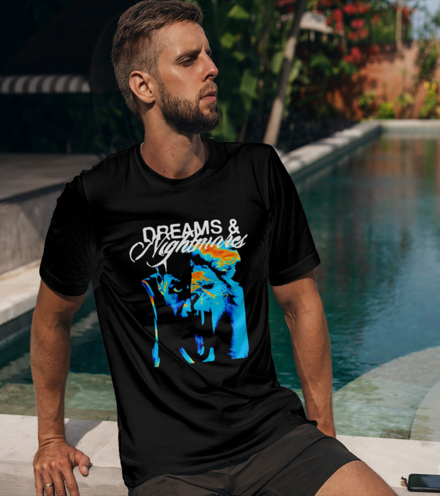 LeBron James Los Angeles Lakers Dreams Nightmares Watercolor Artistry T-Shirt