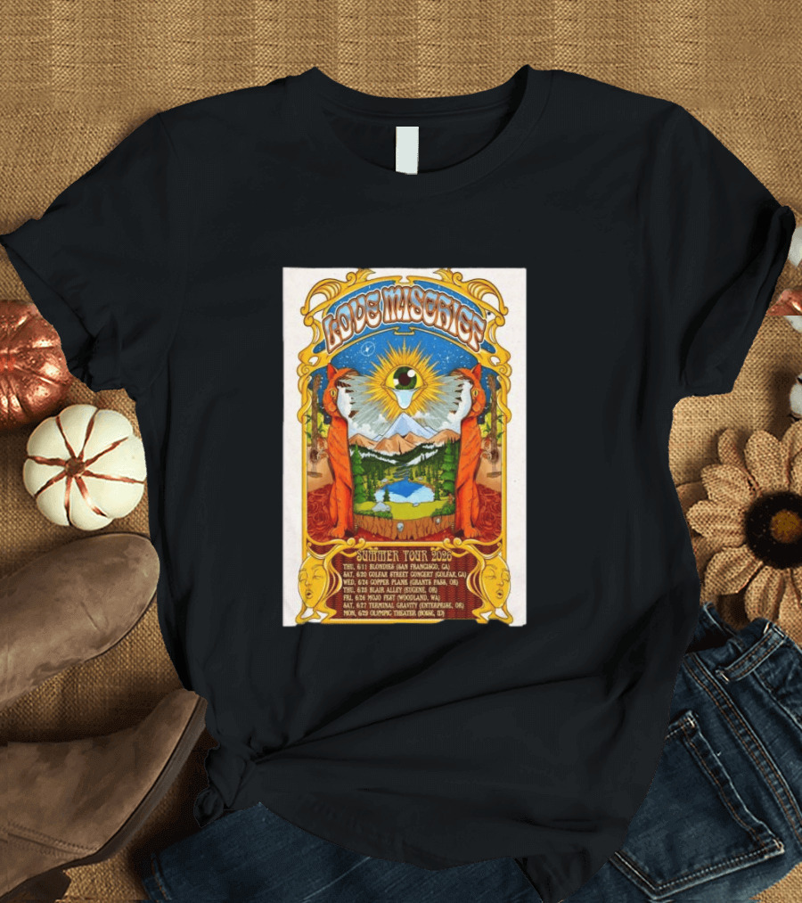 Love Mischief Summer Tour 2026 Dates And Venues Psychedelic T-Shirt