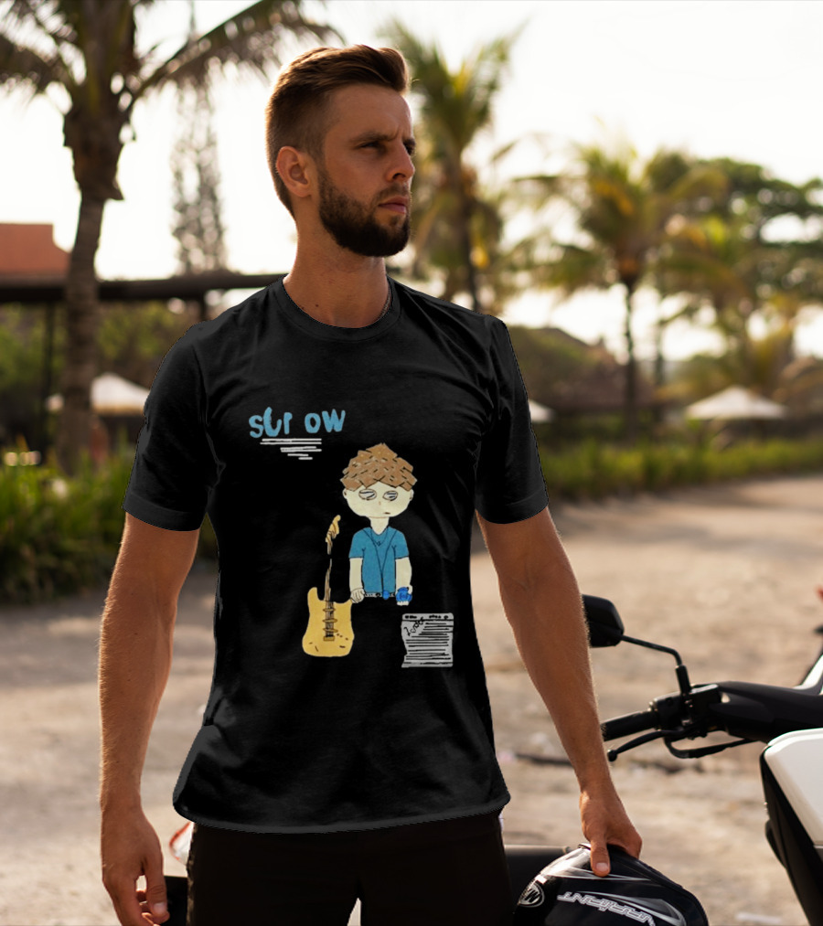 Sorrow Very Sorrow Days Blue Guitar T-Shirt