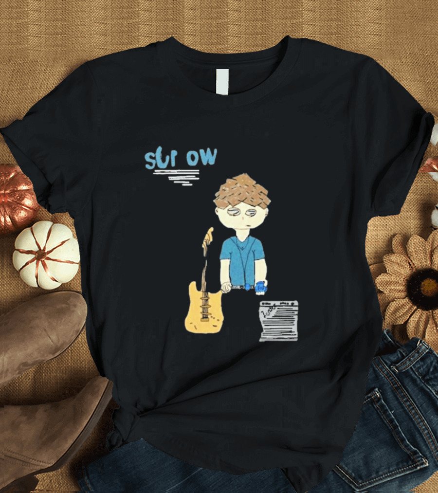Sorrow Very Sorrow Days Blue Guitar T-Shirt