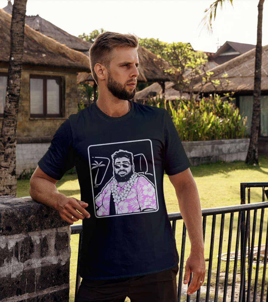 Summer Armenian Cory Tropical Vibes Hawaiian Palm Tree And Sunglasses T-Shirt
