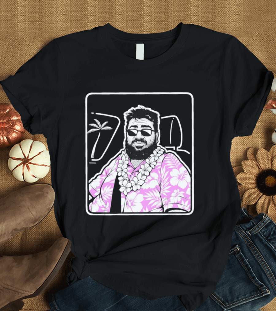 Summer Armenian Cory Tropical Vibes Hawaiian Palm Tree And Sunglasses T-Shirt