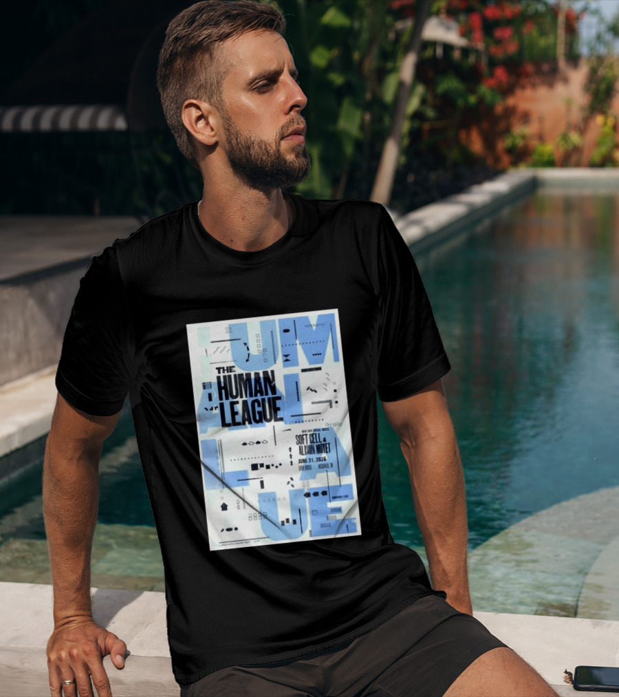 The Human League Soft Cell Alison Moyet June 21 2026 Nashville T-Shirt