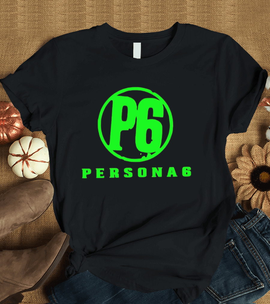 Persona 6 P6 Gaming Series Retro Green T-Shirt