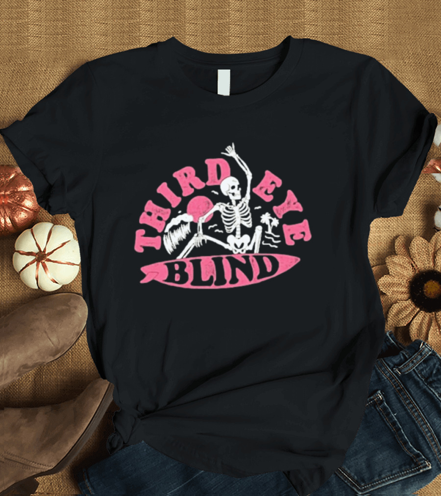 Third Eye Blind Skeleton Surfer T-Shirt