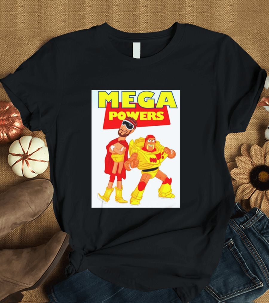 Randy Macho Man Savage Buzz Lightyear Hulk Hogan Toy Story WWE Mega Powers T-Shirt