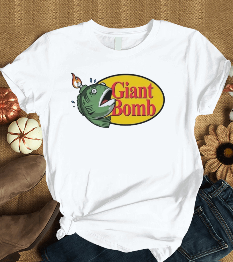 Giant Bomb Fish With Explosive Head T-Shirt