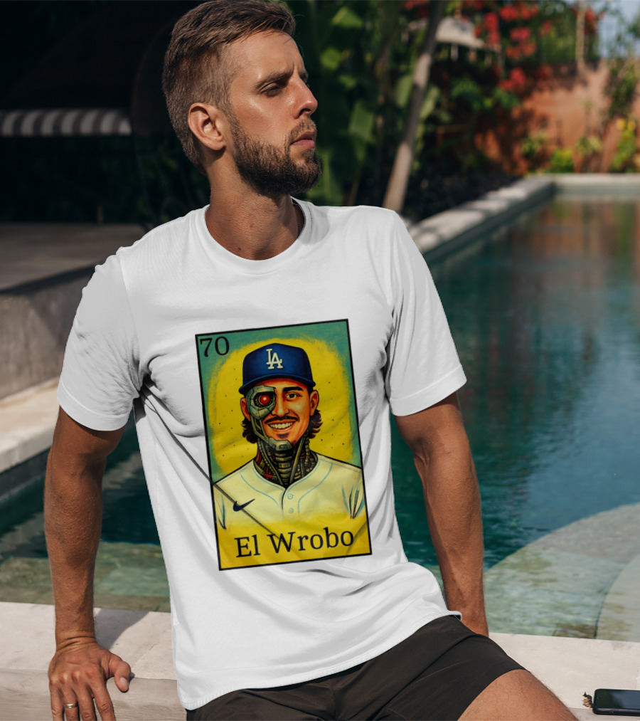 El Wrobo 70 Evan Phillips Los Angeles Dodgers T-Shirt