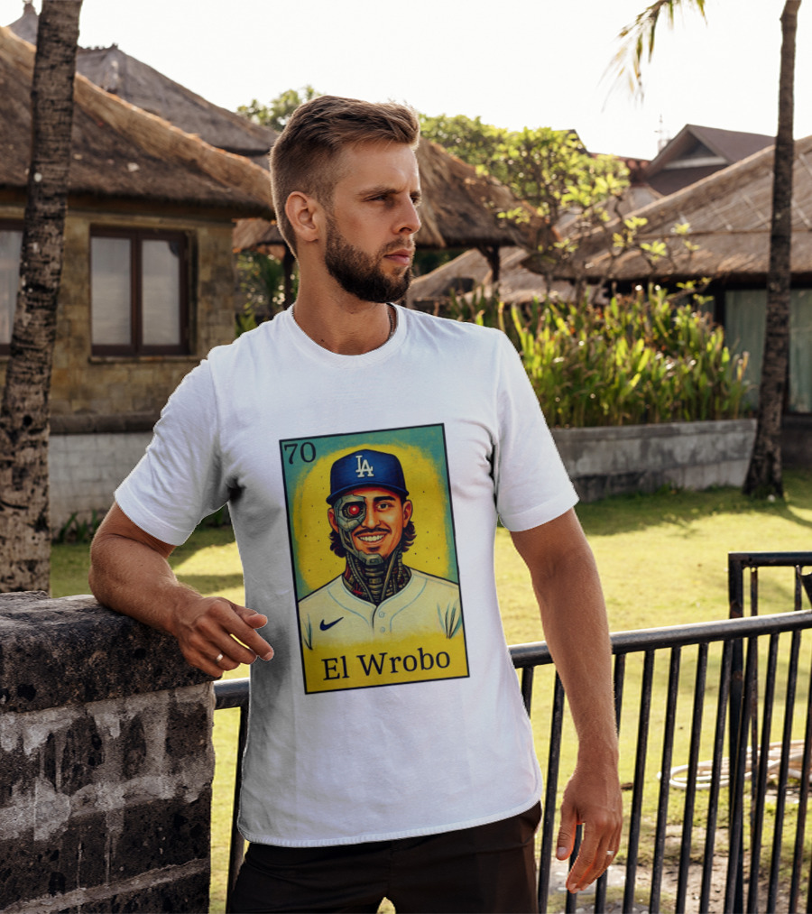 El Wrobo 70 Evan Phillips Los Angeles Dodgers T-Shirt