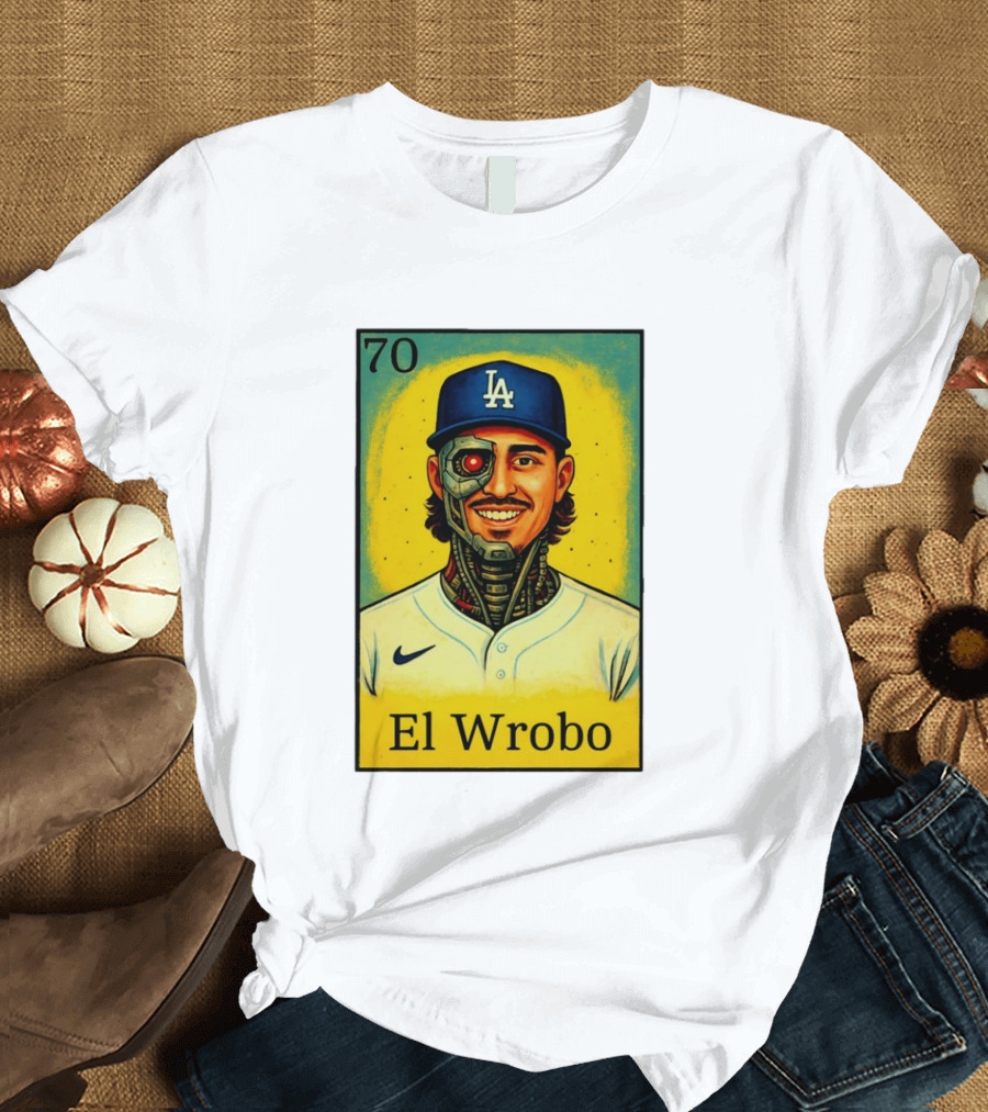 El Wrobo 70 Evan Phillips Los Angeles Dodgers T-Shirt
