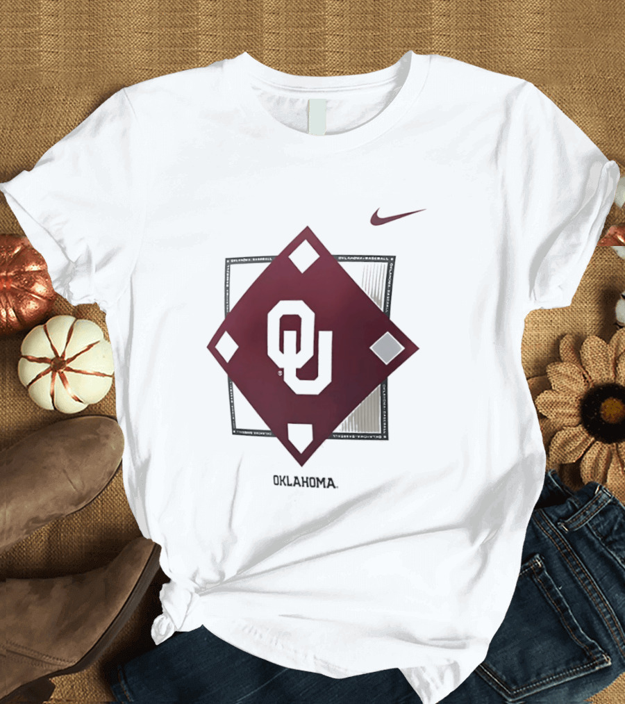 Nike Oklahoma Sooners OU Baseball Diamond T-Shirt