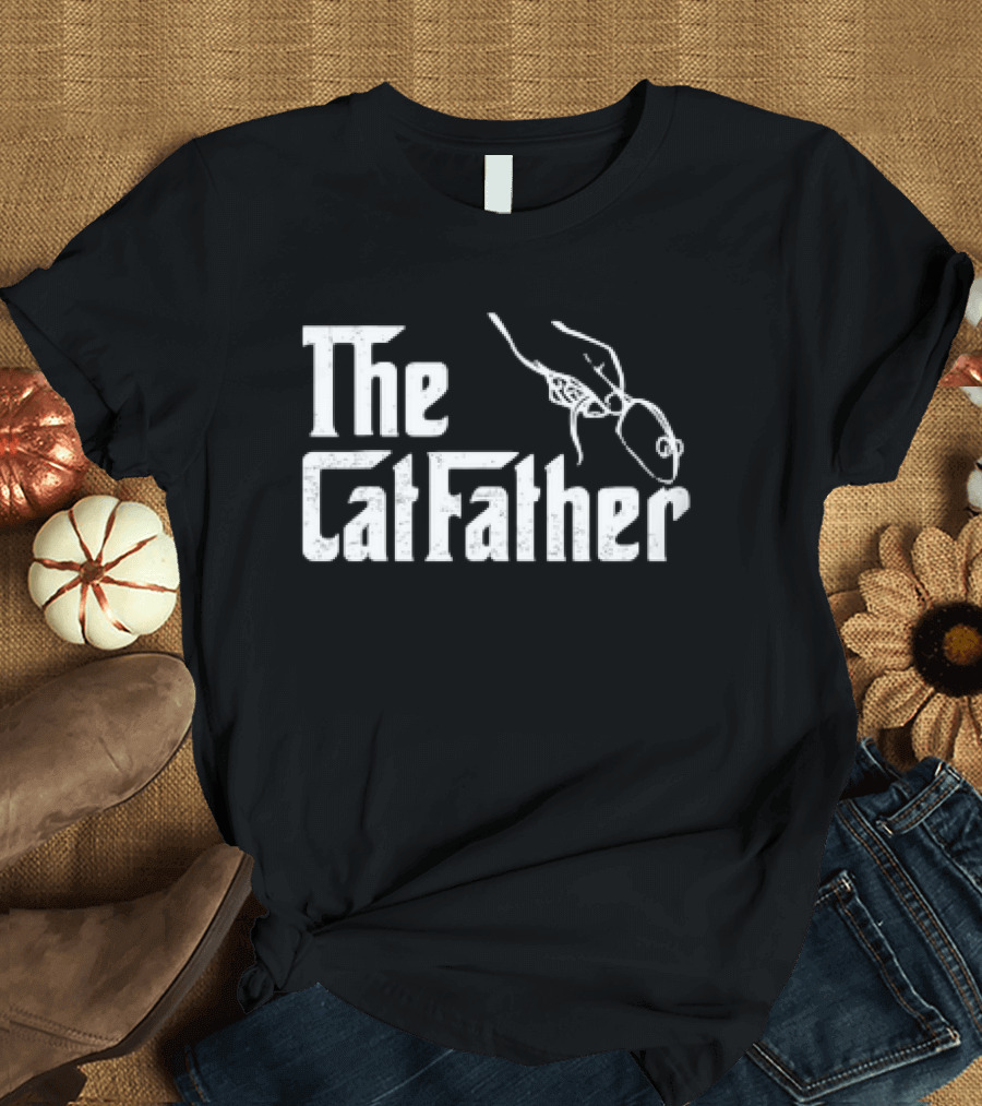 2026 The Catfather Feline Mafia Humor T-Shirt