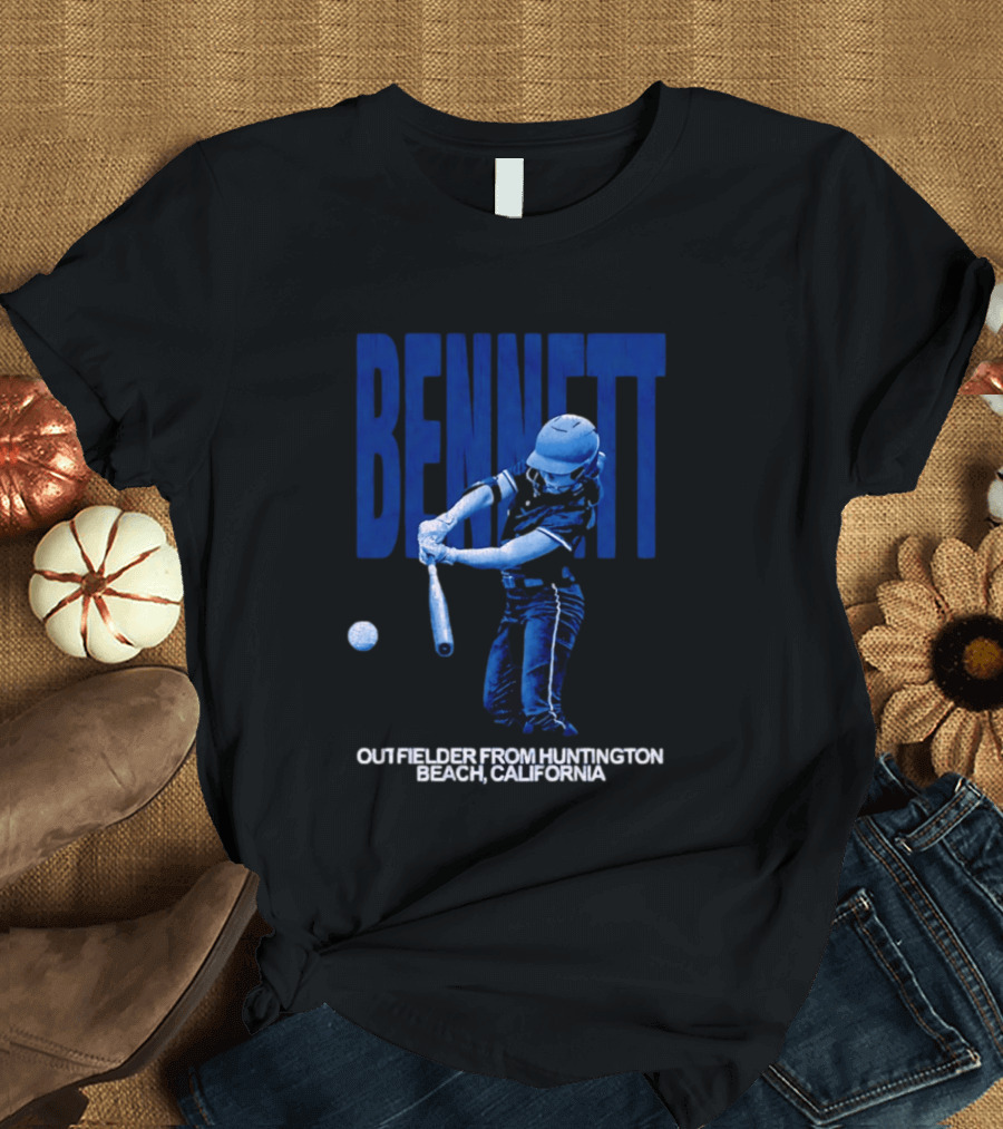 Bennett Outfielder Huntington Beach California Baseball Player T-Shirt