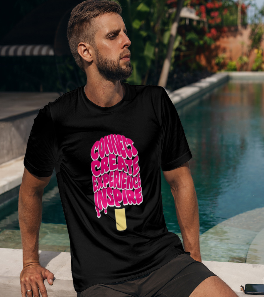 Connect Create Experience Inspire Popsicle T-Shirt