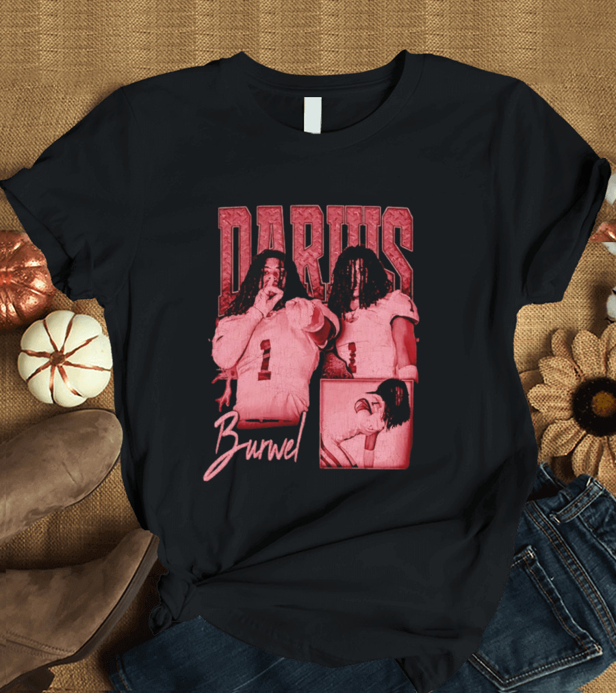 Darius Burwell Football Player Athlete Sports Number 1 T-Shirt