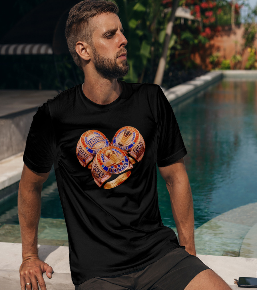 New York Basketball Championship Rings Eastern Conference Destiny T-Shirt