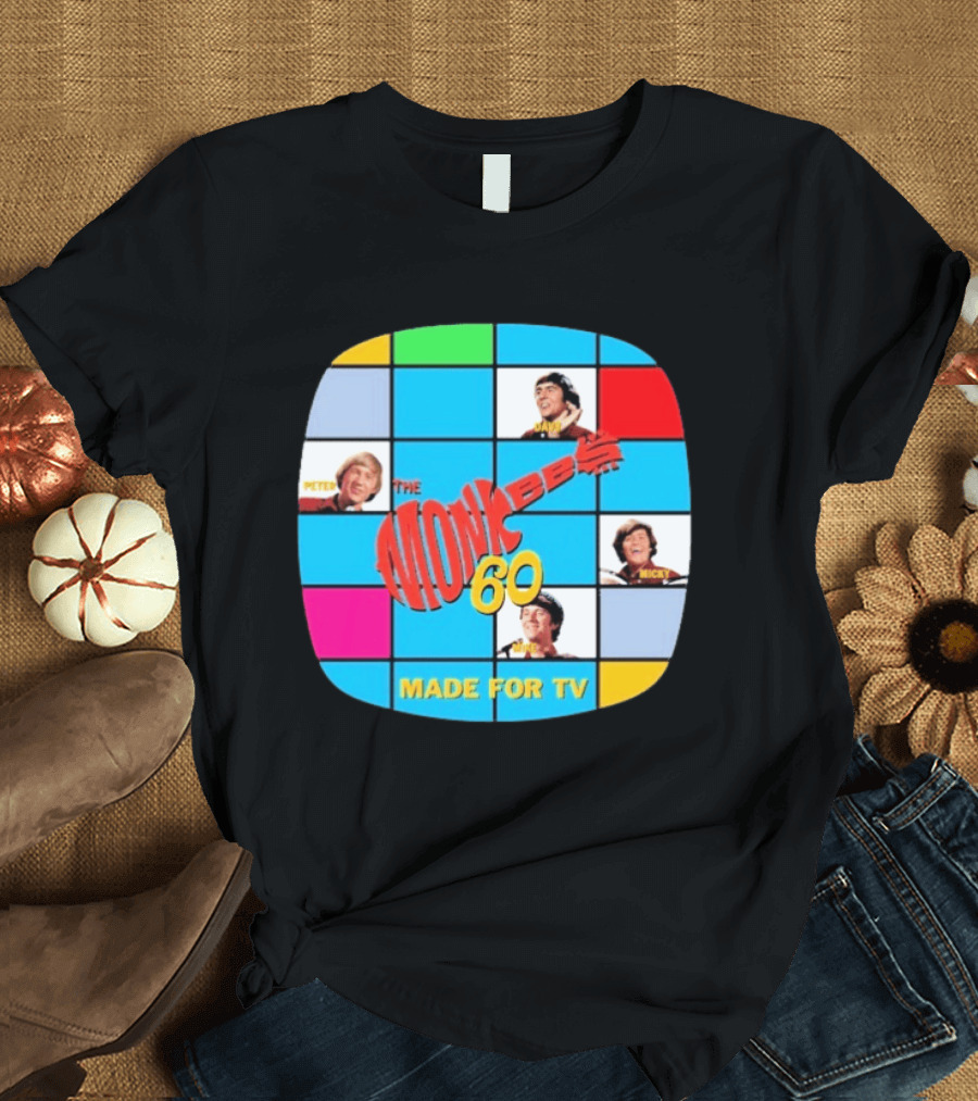 The Monkees 60s TV Show Peter Davy Micky Mike T-Shirt