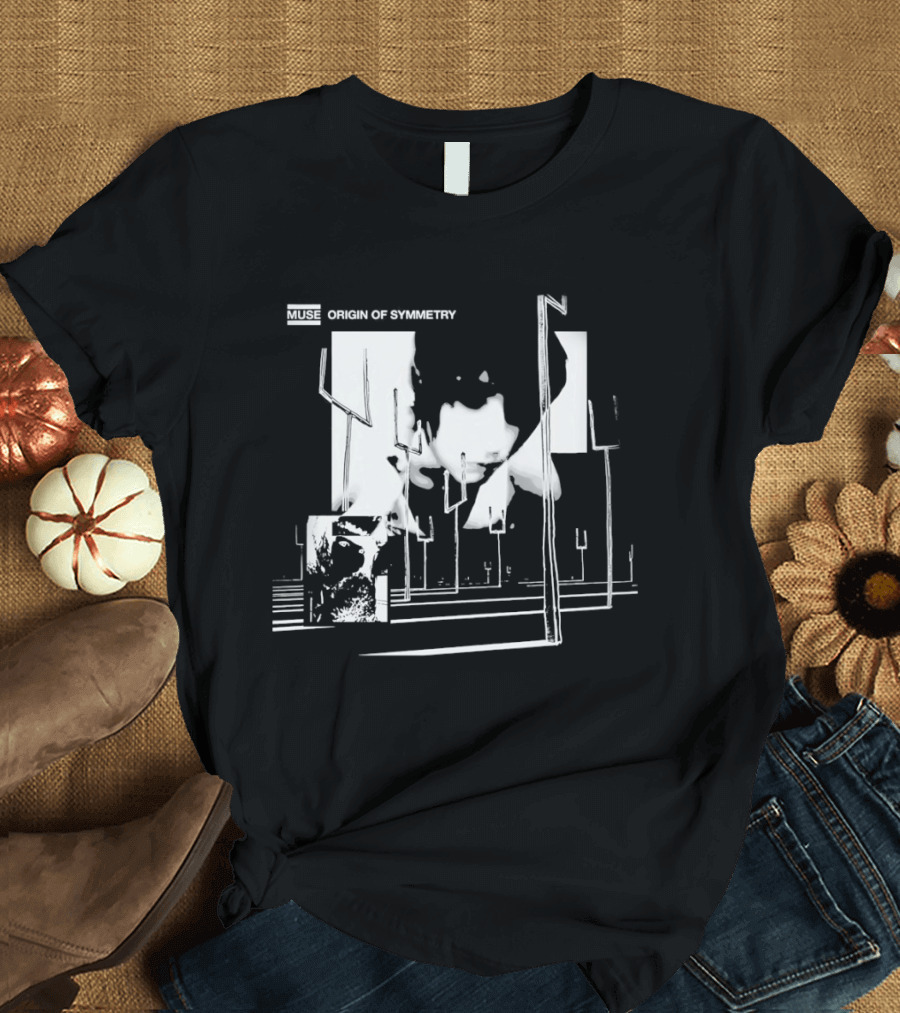 Muse Origin Of Symmetry Album Cover Forks Shadows T-Shirt