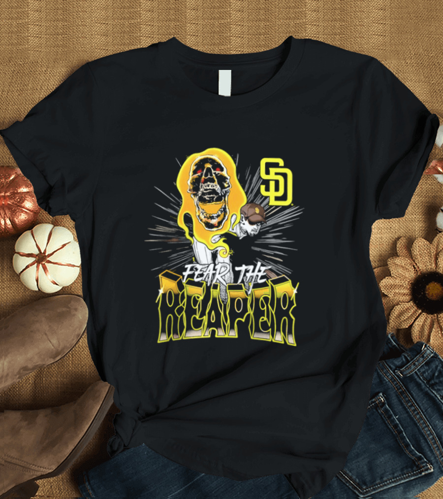 San Diego Padres Fear The Reaper Mason Miller SD Baseball T-Shirt