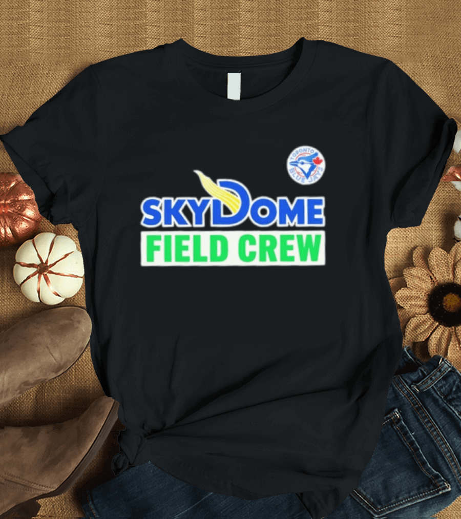 Toronto Blue Jays SkyDome Field Crew Retro Baseball Fan T-Shirt
