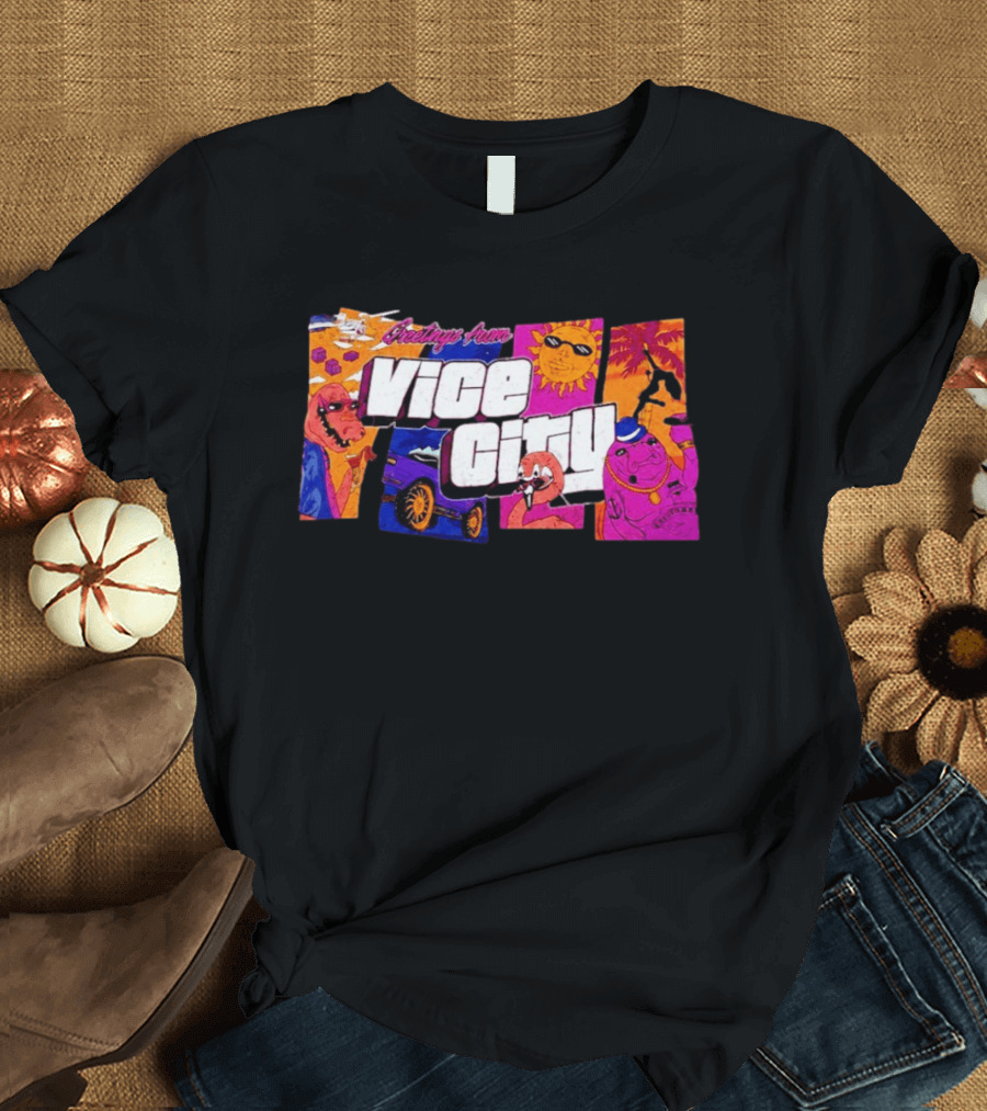 Greetings From Vice City Grand Theft Auto VI GTA 6 Lucia T-Shirt