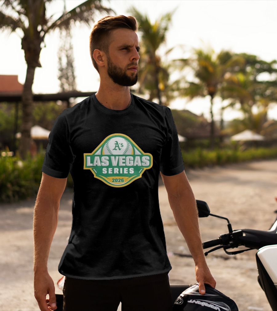 Oakland Athletics A's Las Vegas Series 2026 Green MLB Baseball T-Shirt