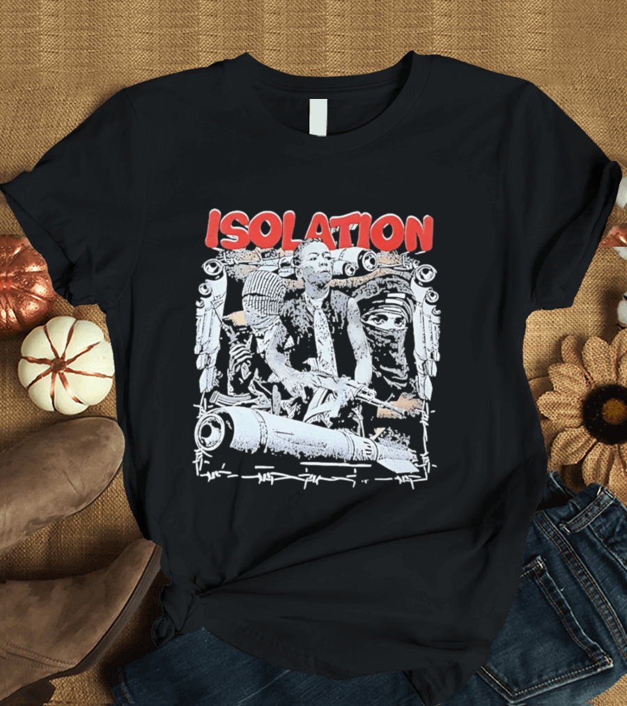 Isolation Distinctive Urban Sketch Art With Red T-Shirt