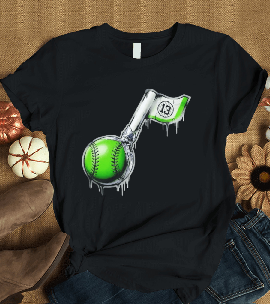 Jazz Chisholm Jr. New York Yankees Lollipop Baseball 13 T-Shirt