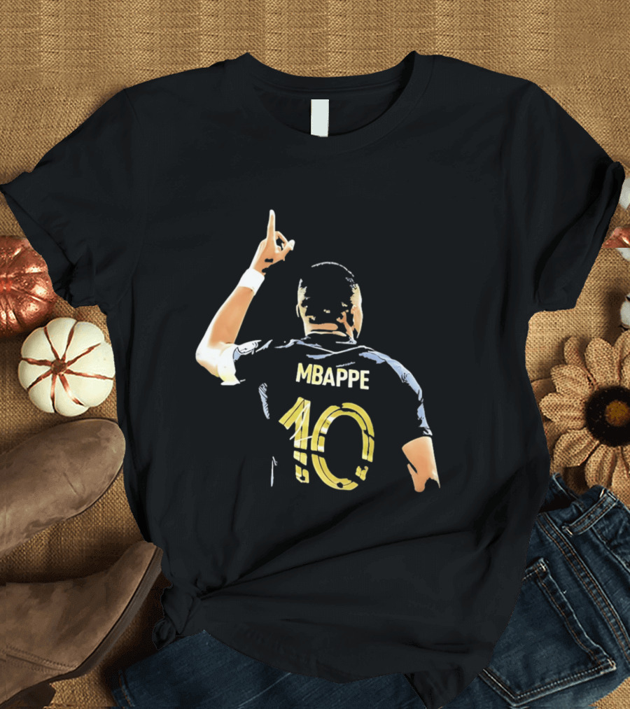 Kylian Mbappe France Number 10 MBAPPE Soccer Football Fan Gear T-Shirt
