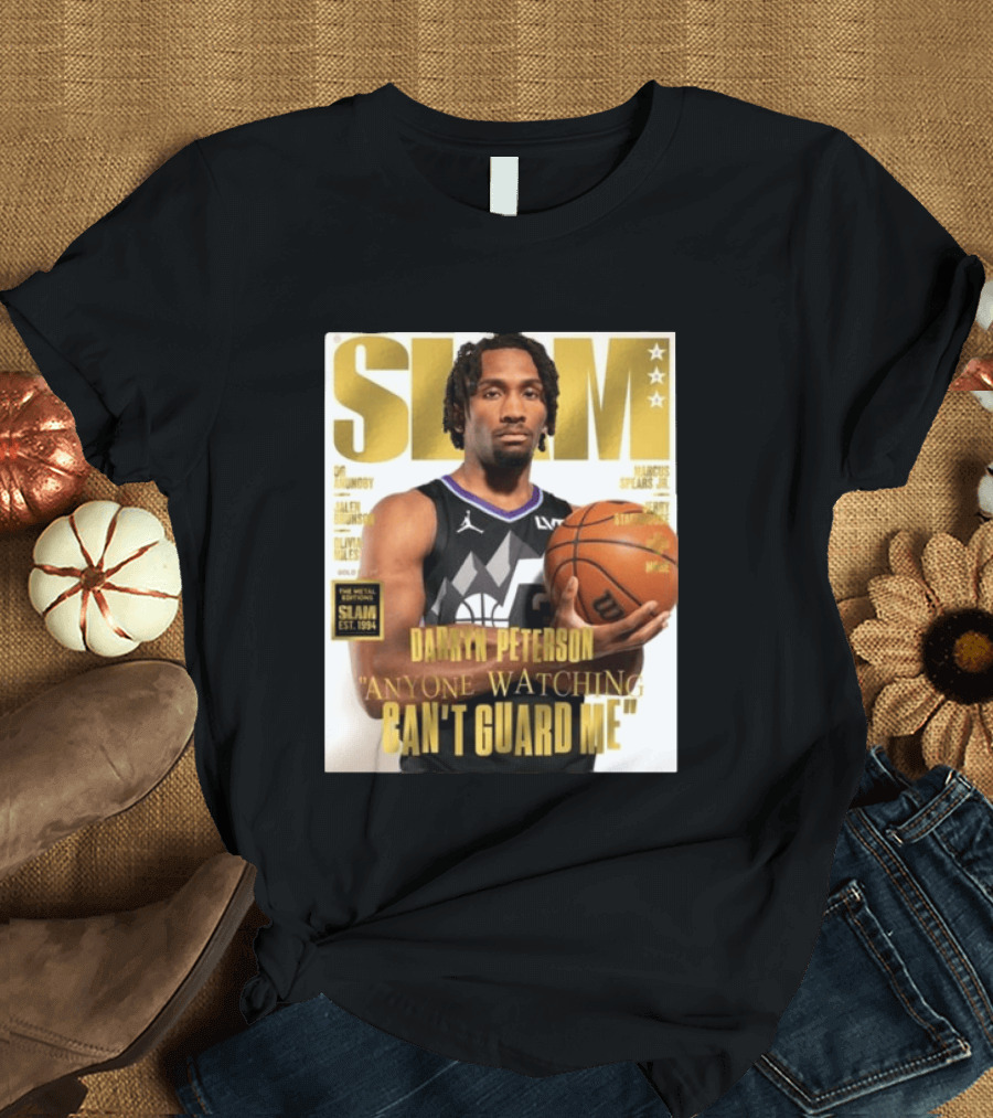 SLAM Gold Darryn Peterson Anyone Ing Can't Guard Me T-Shirt