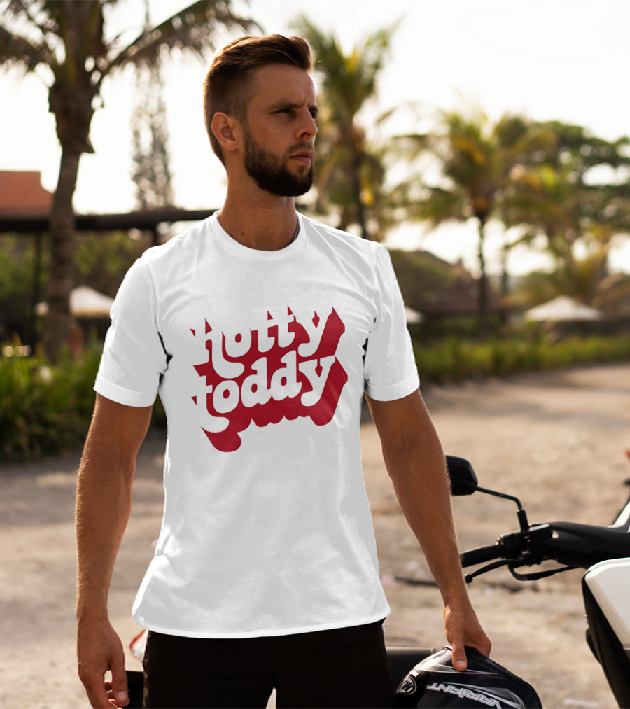 Hotty Toddy Text Art With Distinctive Red Lettering T-Shirt