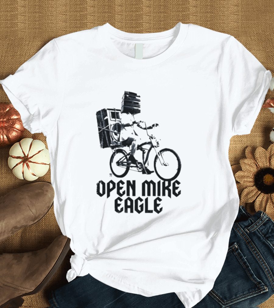 Open Mike Eagle Bicycle Art Hip Hop Alternative Rap T-Shirt