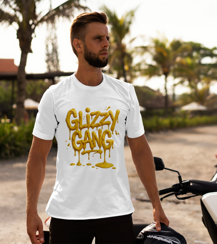 Glizzy Gang Mustard Drip T-Shirt