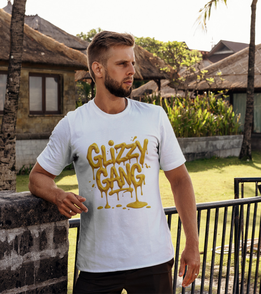 Glizzy Gang Mustard Drip T-Shirt