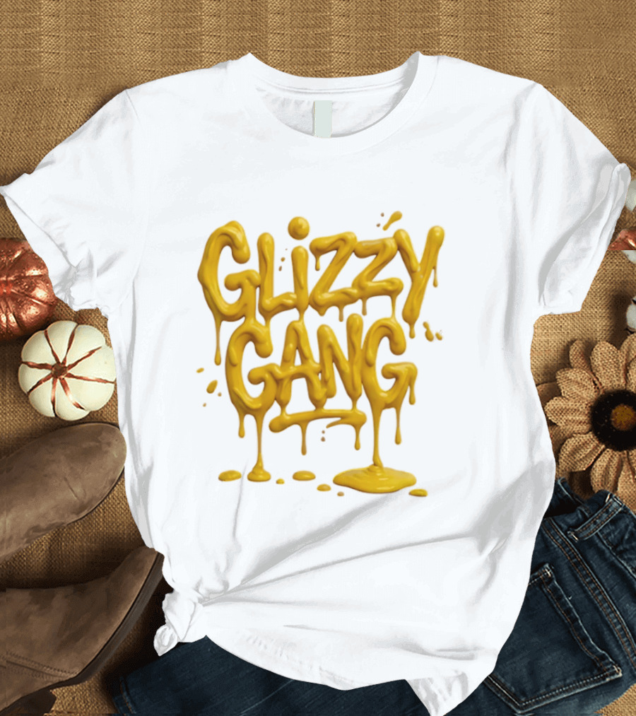Glizzy Gang Mustard Drip T-Shirt