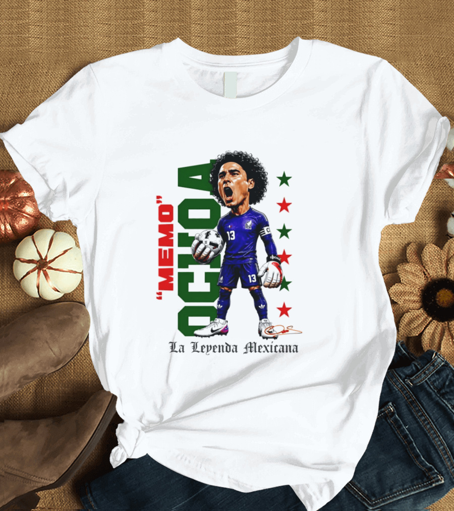 Memo Ochoa La Leyenda Mexicana Mexico National Team T-Shirt