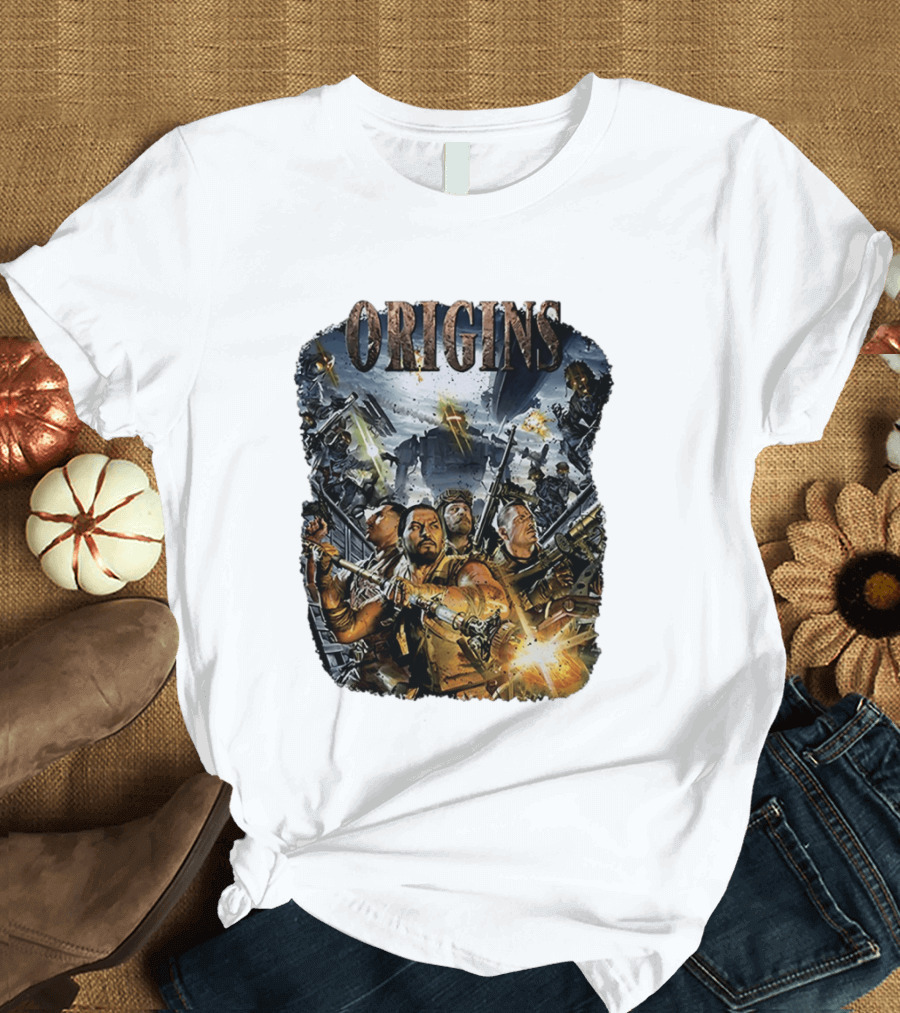 Origins Call Of Duty Zombies Tank Dempsey Nikolai Belinski Takeo Masaki Edward Battle Scene T-Shirt