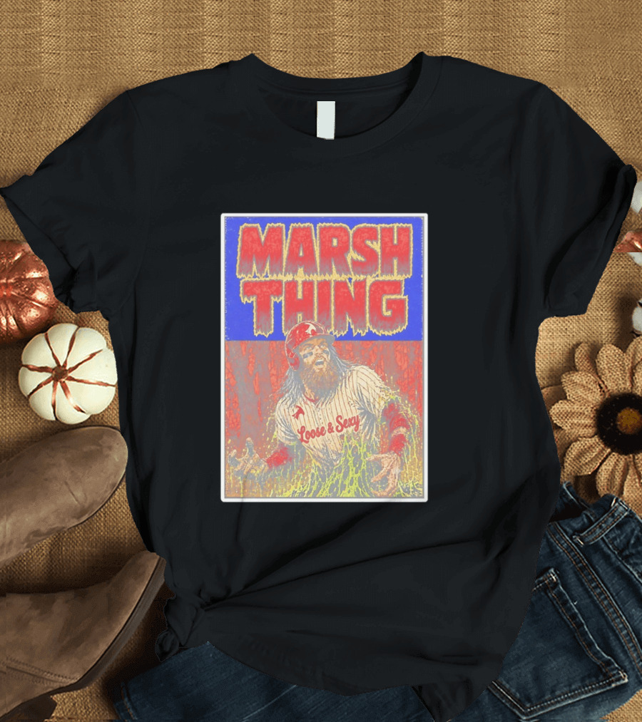 Marsh Thing Brandon Marsh Philadelphia Phillies Loose Sexy T-Shirt