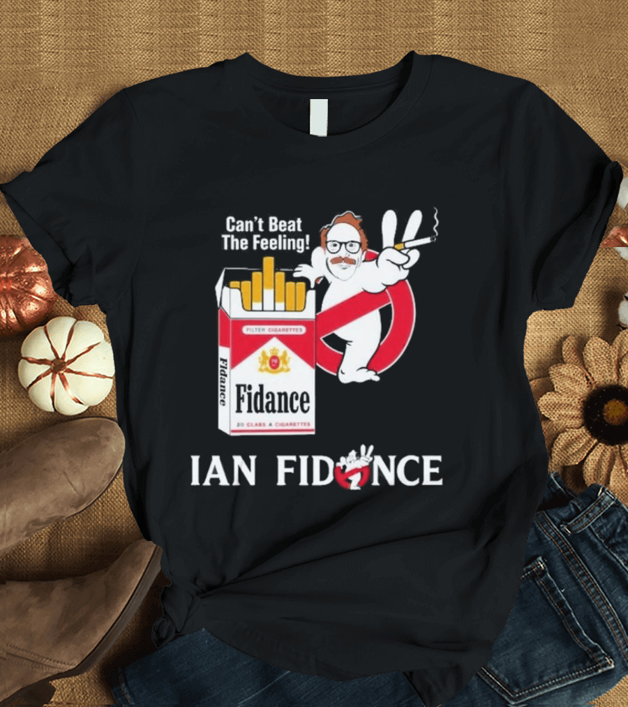Ian Fidance Can't Beat The Feeling Ghostbusters Marlboro Cigarette T-Shirt